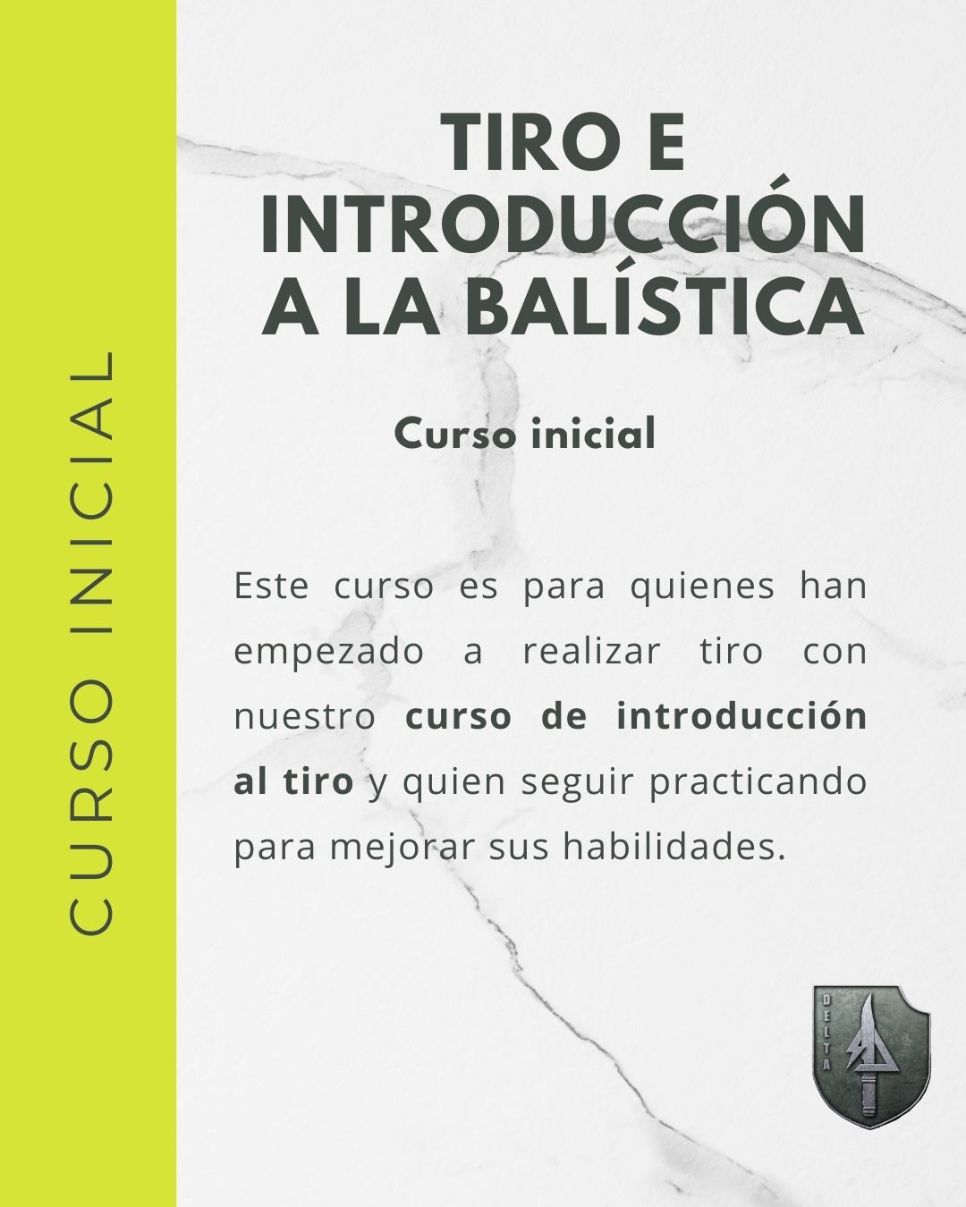 Curso Tiro e Introducción a la balística - WEB